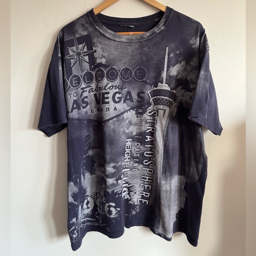 Vintage Las Vegas Nevada T-Shirt / XL / Since 1996 / AOP